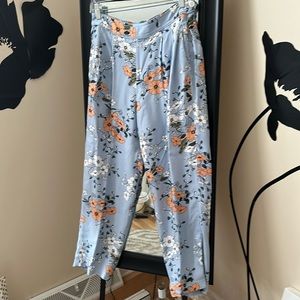 Jcrew patterned pants in size 6 excellent condition